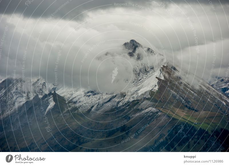 peaks ll Umwelt Natur Landschaft Urelemente Luft Wasser Himmel Wolken Gewitterwolken Sonne Sonnenlicht Sommer Herbst Klima Klimawandel Wetter schlechtes Wetter