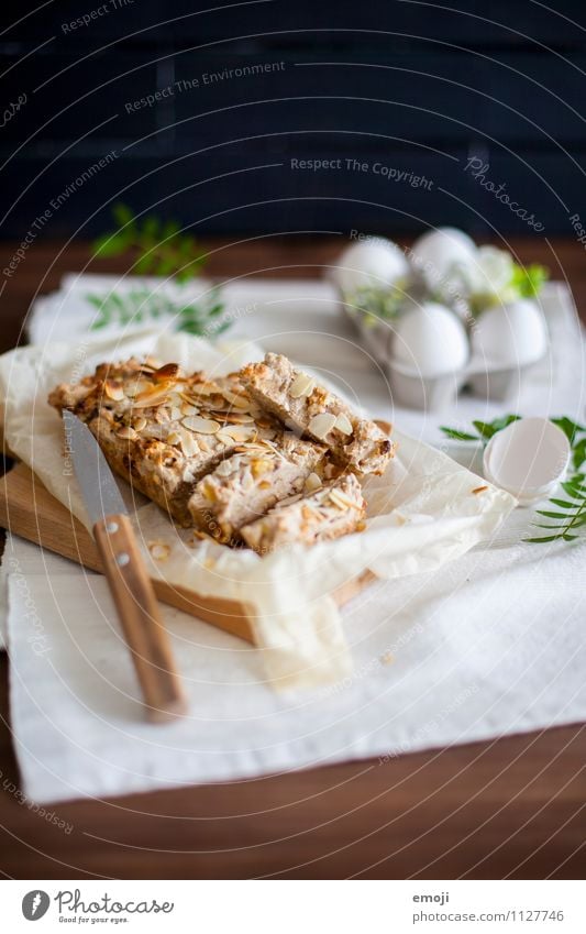 Brot Teigwaren Backwaren Kuchen Ernährung Büffet Brunch Bioprodukte Vegetarische Ernährung frisch lecker Farbfoto Innenaufnahme Menschenleer Textfreiraum oben