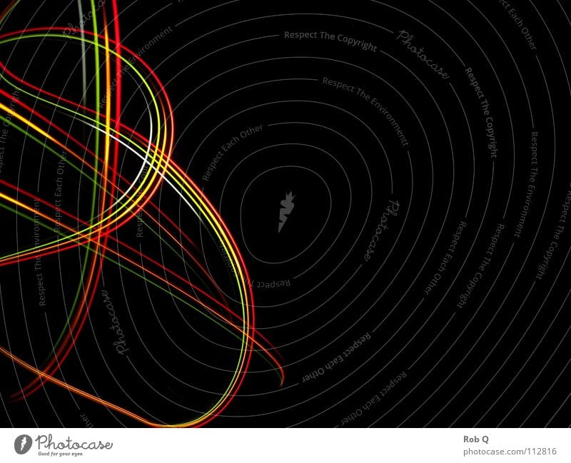 Night Visions Licht Nacht Geschwindigkeit mehrfarbig dunkel Innenaufnahme Außenaufnahme Langzeitbelichtung Elektrisches Gerät Technik & Technologie Freude Light