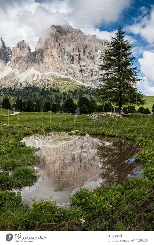 Spiegelberg Ferien & Urlaub & Reisen Tourismus Ausflug Abenteuer Sommer Sommerurlaub Berge u. Gebirge Natur Landschaft Himmel Wolken Sonnenlicht Frühling