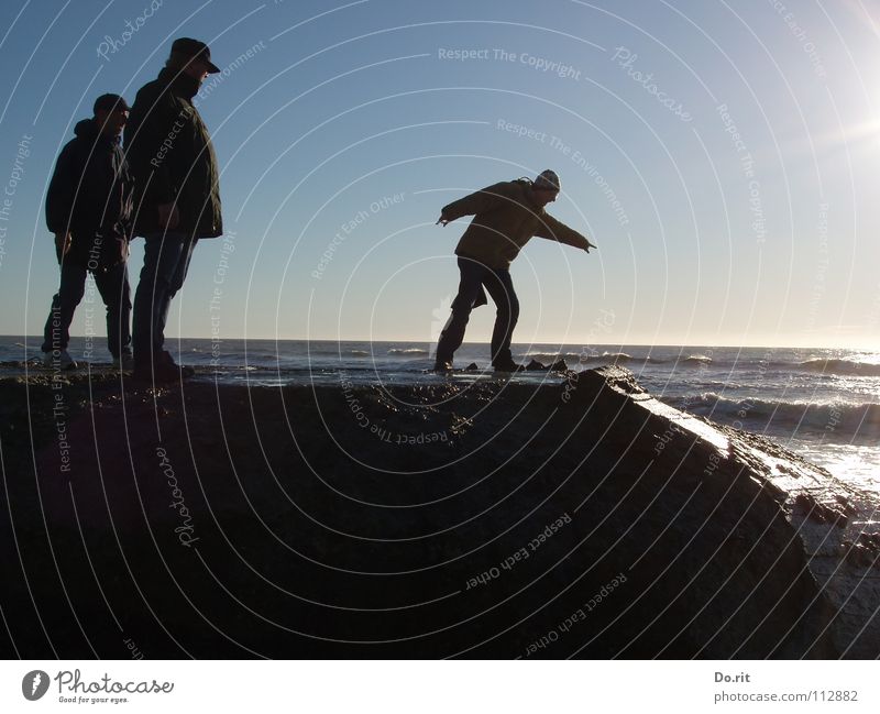 slide Freude Zufriedenheit Erholung Spielen Ferien & Urlaub & Reisen Ferne Sommer Strand Wellen Familie & Verwandtschaft Freundschaft Sand Wasser Schönes Wetter