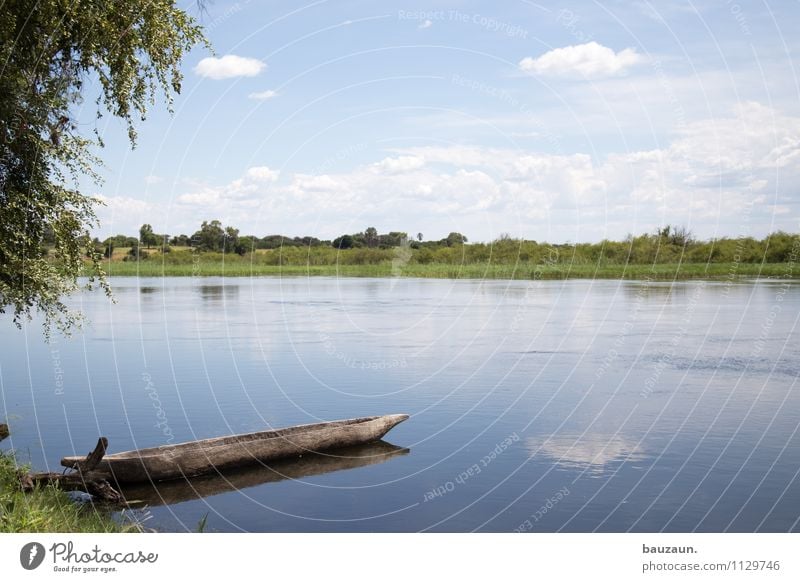 stille. Ferien & Urlaub & Reisen Tourismus Ausflug Abenteuer Ferne Freiheit Sommer Wassersport Umwelt Natur Landschaft Himmel Klima Wetter Schönes Wetter Baum