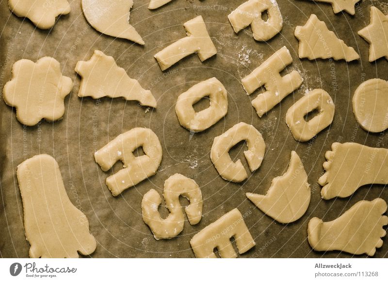 Photokeks | 300 stechen Backwaren Plätzchen Blech Backblech Buchstaben Weihnachtsgebäck Haushalt Kuchen Weihnachten & Advent photocase photokeks ofenblech