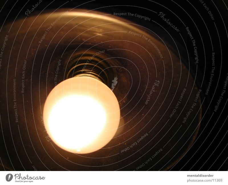 Licht I Lampe Leuchter Glühbirne rund schwarz dunkel Elektrisches Gerät Haushalt Striptease Illumination Kraft Häusliches Leben Decke Scheinwerfer Abend Kabel