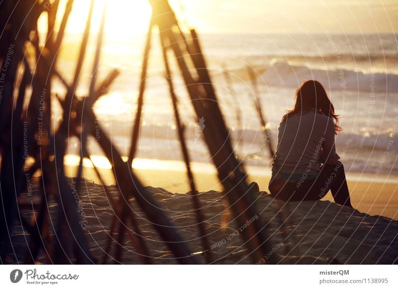 Girl From The Beach. Kunst Abenteuer ästhetisch Zufriedenheit Ferien & Urlaub & Reisen Urlaubsfoto Urlaubsort Urlaubsstimmung Urlaubsverkehr Urlaubsflirt sitzen