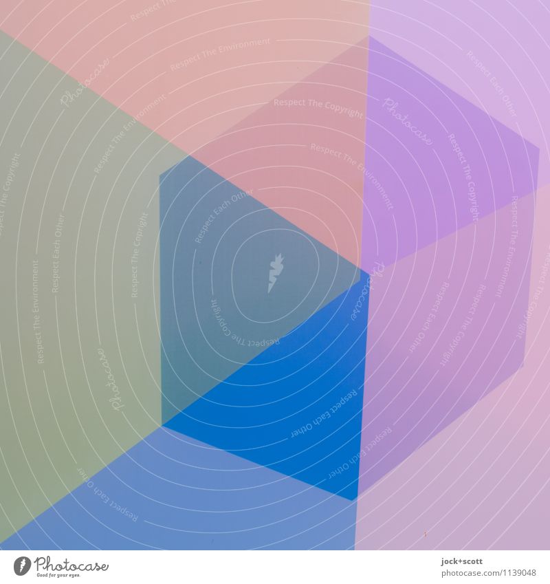 einfach Q Design Grafik u. Illustration Quadrat Quader Strukturen & Formen modern Symmetrie Wandel & Veränderung Doppelbelichtung Reaktionen u. Effekte