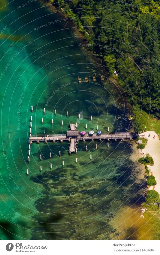 Anlegestelle Salet am Königssee II Ferien & Urlaub & Reisen Tourismus Ausflug Abenteuer Ferne Sightseeing Kreuzfahrt Sommerurlaub Umwelt Natur Landschaft