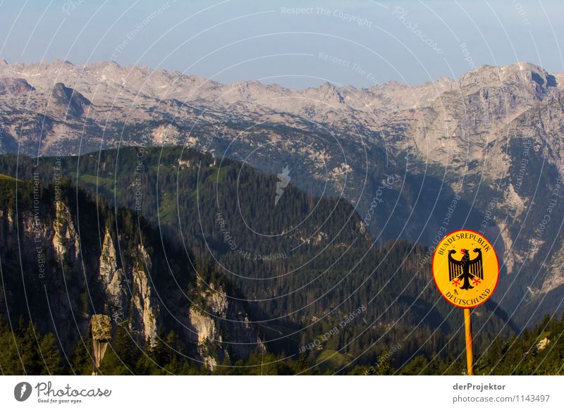 Wo Deutschland anfängt.... Ferien & Urlaub & Reisen Tourismus Sommerurlaub Berge u. Gebirge wandern Umwelt Natur Landschaft Pflanze Schönes Wetter Wald Urwald