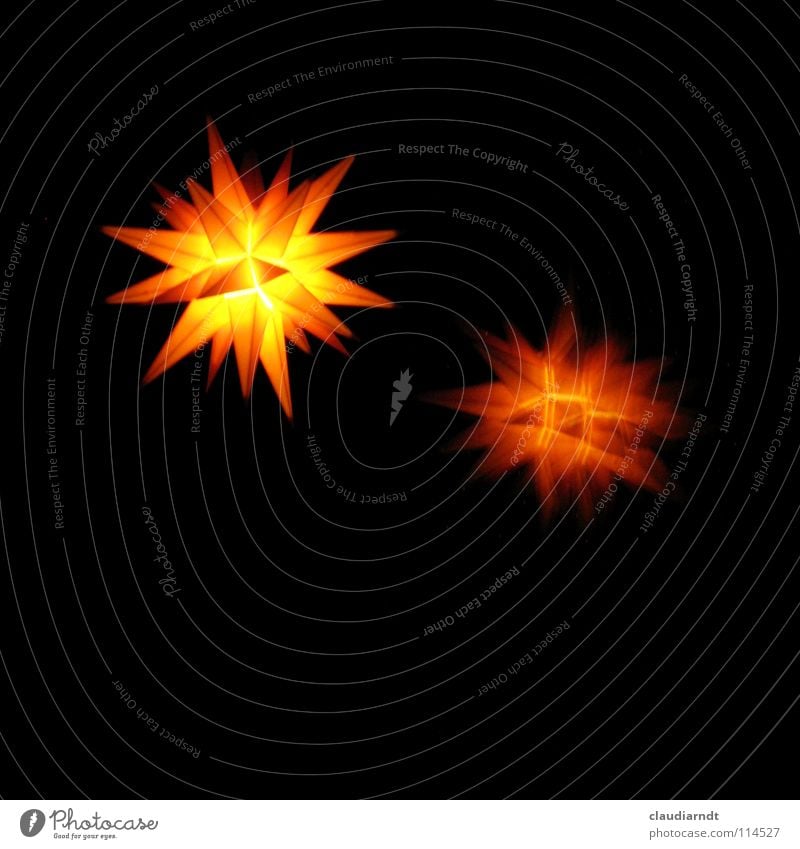 Fensterstern Herrenhut Symbole & Metaphern Beleuchtung Bethlehem Nacht Reflexion & Spiegelung Dekoration & Verzierung stachelig Geometrie dreidimensional gelb