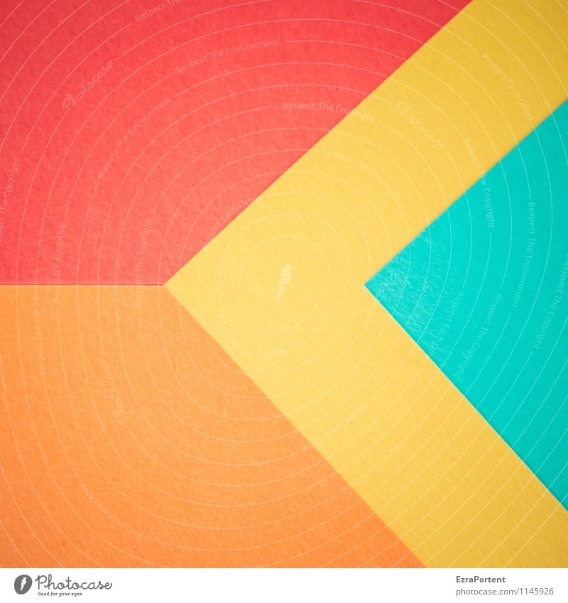 R/g/t\g\O Design Basteln Linie ästhetisch hell blau mehrfarbig gelb orange rot türkis Farbe Grafik u. Illustration graphisch Grafische Darstellung Geometrie