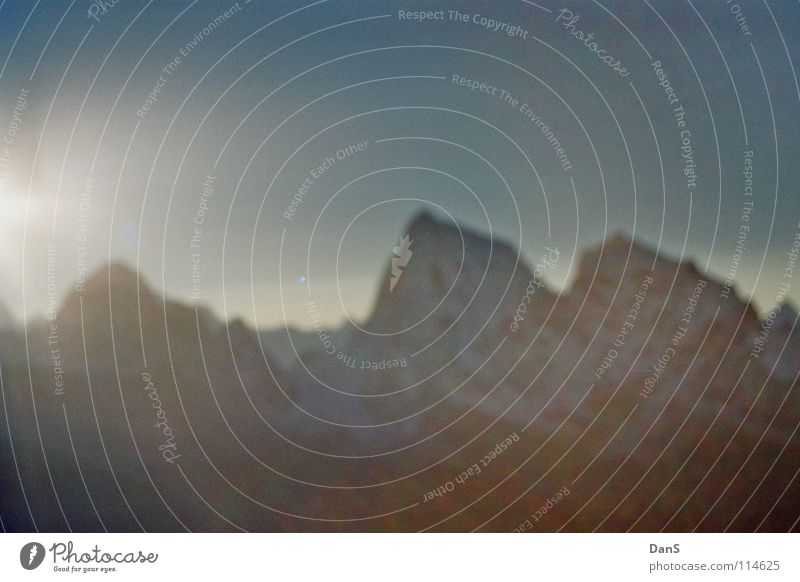 Morgenstimmung im Himalaya Sonnenaufgang anstrengen Asien Nepal Tibet weiß kalt Horizont geheimnisvoll harmonisch Berge u. Gebirge Himmelskörper & Weltall hell