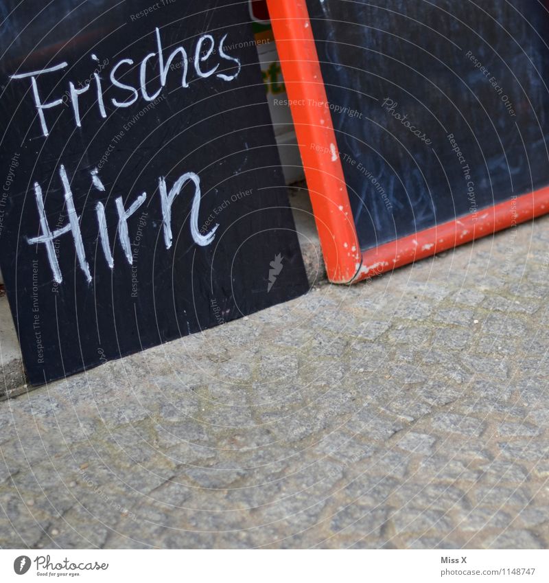 Günstiger Lebensmittel Fleisch Ernährung kaufen Zeichen Schriftzeichen Schilder & Markierungen Hinweisschild Warnschild Ekel Gefühle Gehirn u. Nerven Verstand