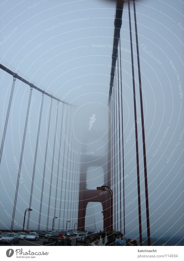 Golden Gate Bridge San Francisco rot Kalifornien Brücke USA Architektur