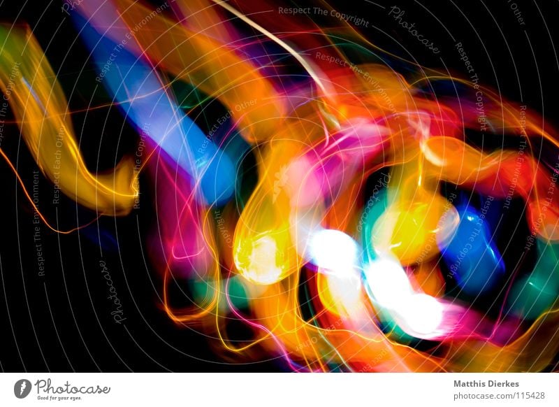 Strudel Licht Lichtspiel Lichterkette Stativ Langzeitbelichtung Strahlung Kurve Bilanz Statistik Verlauf Spuren tief Geschwindigkeit kreisen Konjunktur