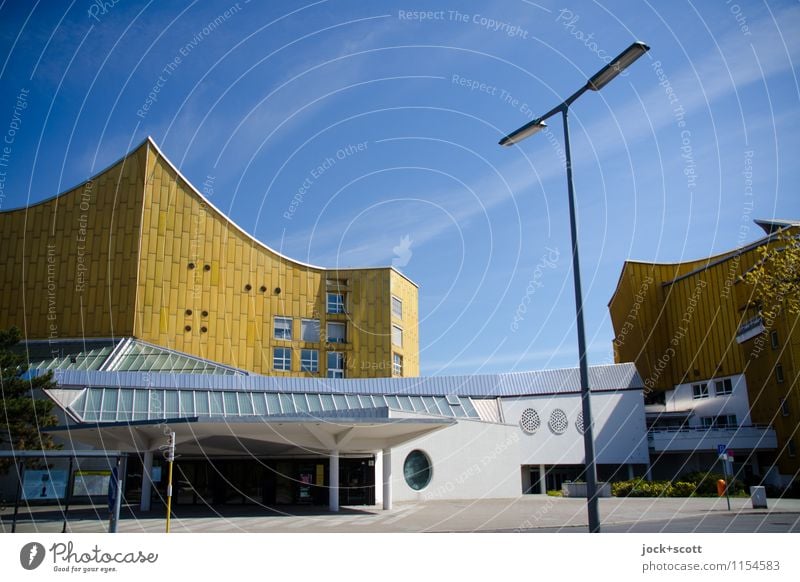 Goldhaus Philharmonie Sightseeing Architektur Kulturdenkmal Himmel Tiergarten Fassade Eingang Sehenswürdigkeit Berliner Philharmonie außergewöhnlich Bekanntheit