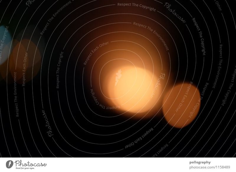 bokeh Zeichen rund Unschärfe Lichtkreis Lichterscheinung Lichtschein Lichtspiel lichtvoll Lichtpunkt orange Farbfoto Gedeckte Farben Außenaufnahme Nahaufnahme