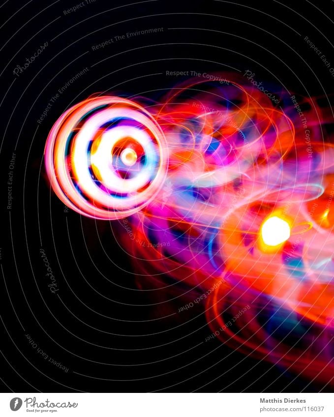 Komet III Licht Lichtspiel Lichterkette Stativ Langzeitbelichtung Strahlung Kurve Bilanz Statistik Verlauf Spuren tief Geschwindigkeit kreisen Konjunktur