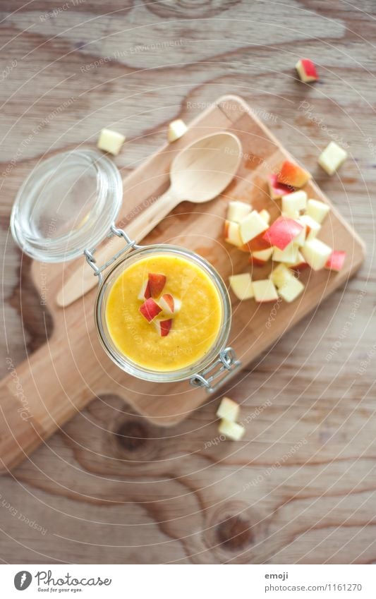 Süppchen Gemüse Frucht Apfel Suppe Eintopf Ernährung Picknick Bioprodukte Vegetarische Ernährung Diät frisch Gesundheit lecker Farbfoto Innenaufnahme