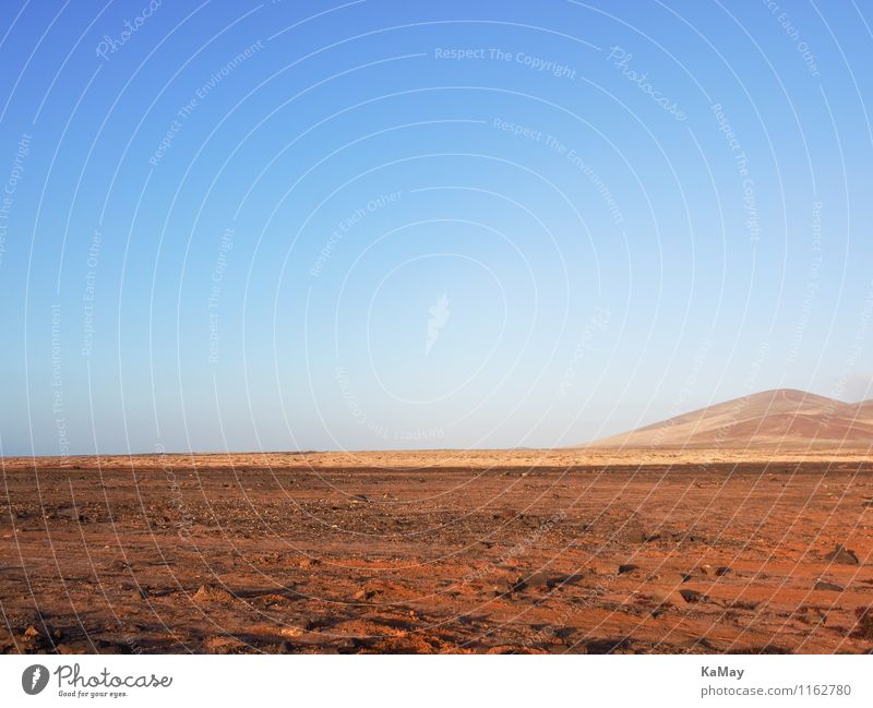 Irgendetwas fehlt hier...oder doch perfekt? Landschaft Erde Wolkenloser Himmel Schönes Wetter Dürre Berge u. Gebirge Wüste außergewöhnlich exotisch