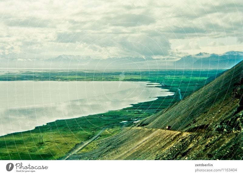 Island (12) Insel Ferne Sehnsucht Nordsee Skandinavien Ferien & Urlaub & Reisen Reisefotografie Tourismus Norden Geysir Wasser Wasseroberfläche Meer Natur kalt