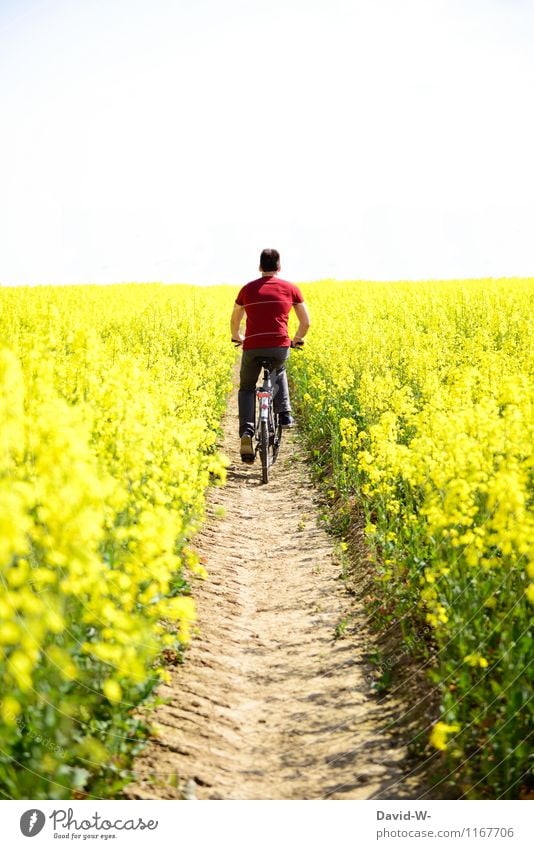 Boden- und Ackertag | durchqueren elegant Gesundheit sportlich ruhig Freizeit & Hobby Mensch maskulin Junger Mann Jugendliche Erwachsene Leben Natur Landschaft