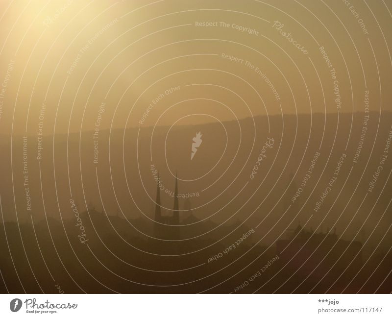 doppelhorn in gold. Stadt Licht Sonnenuntergang Stimmung Würzburg Abendsonne Dämmerung Sonnenaufgang Teufel Romantik Nebel Gegenlicht dunkel zart Franken