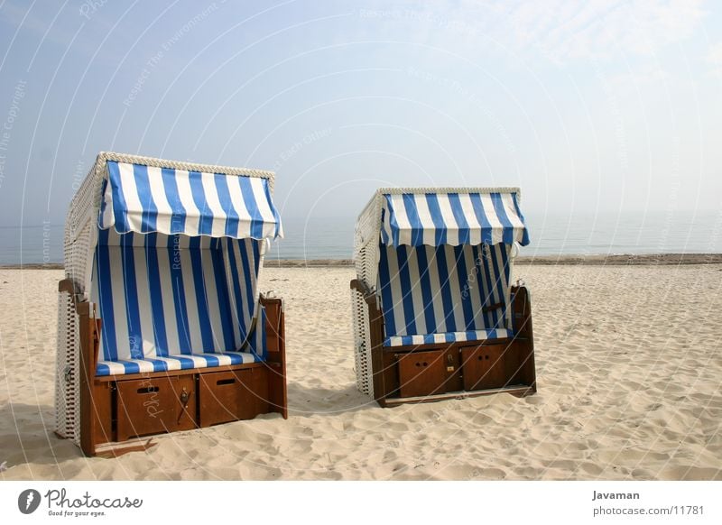 Entspannung Strand Strandkorb Rügen Binz Europa Sand Strandmuschel Ostsee Göhren