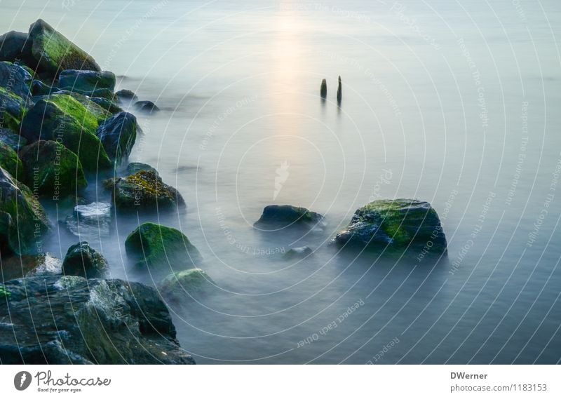 Graufilter 2 Abend Dämmerung Nacht Licht Langzeitbelichtung Sonnenlicht Sonnenstrahlen Unschärfe Ferne Strand Meer Wellen Natur Landschaft Wasser Himmel