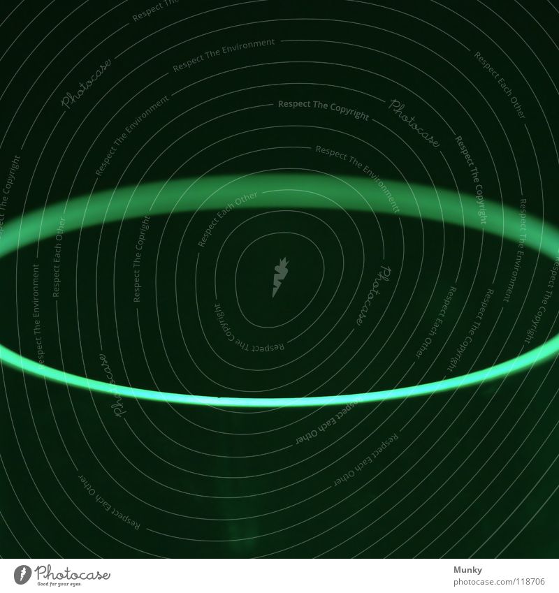 Magischer Ring bezaubernd Unschärfe grün Leuchtstoff Ecke Lampe Licht Fuzzy Q. Jones Hoffnung Nacht dunkel Verlauf Farbverlauf Quadrat Himmel Natur