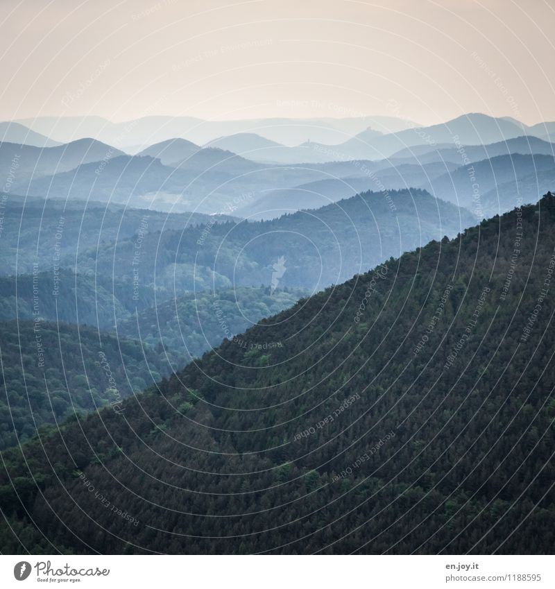 nah und fern Ferien & Urlaub & Reisen Ausflug Ferne Sommer Berge u. Gebirge Umwelt Natur Landschaft Pflanze Himmel Horizont Wald Hügel dunkel Unendlichkeit