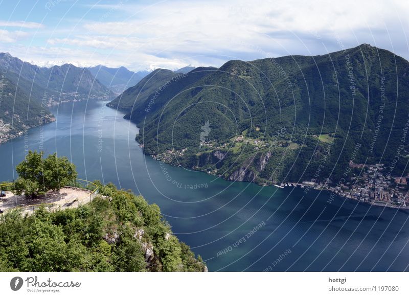 San Salvatore Natur Fröhlichkeit Gesundheit natürlich mehrfarbig Farbfoto Tag Panorama (Aussicht)