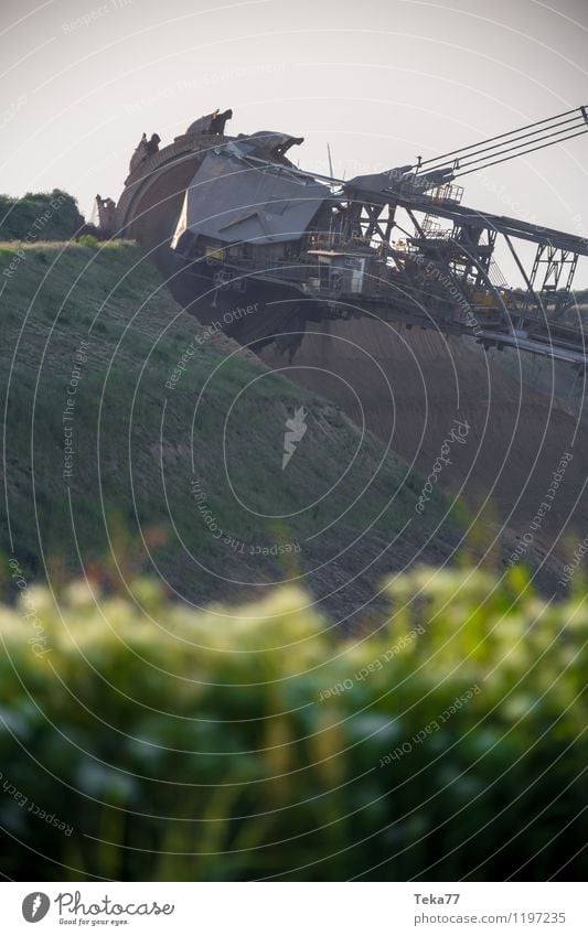 tage BAU II Werkzeug Maschine Baumaschine Technik & Technologie Energiewirtschaft Kohlekraftwerk Kraft ästhetisch bizarr Braunkohlentagebau Garzweiler