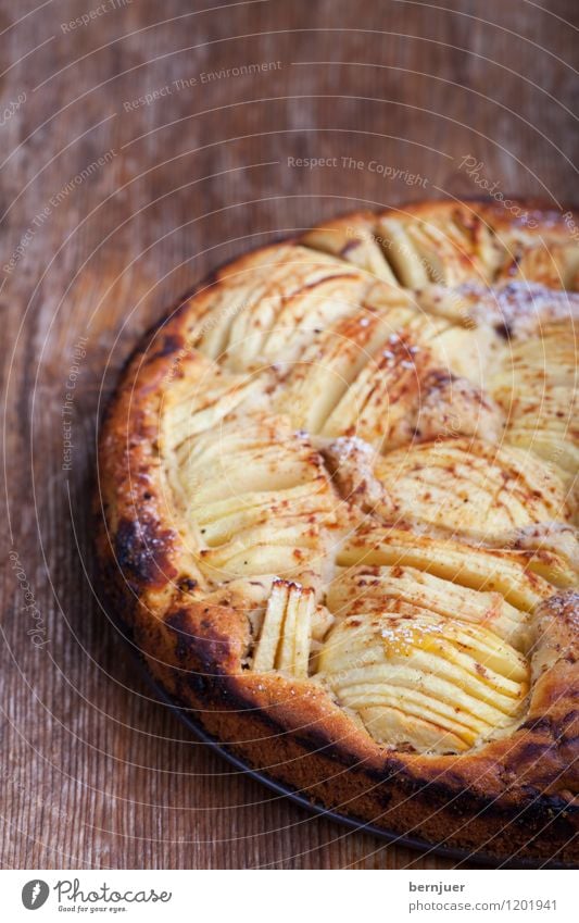 Motherhood Lebensmittel Teigwaren Backwaren Süßwaren Ernährung Kaffeetrinken Vegetarische Ernährung gut lecker Apfelkuchen Kuchen Tarte rustikal Zimt Zucker