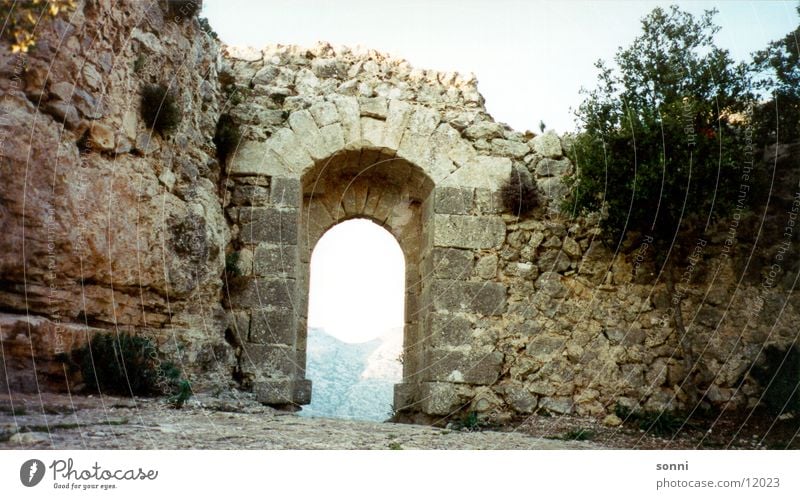 Mauer Ausgang Ferne Tor