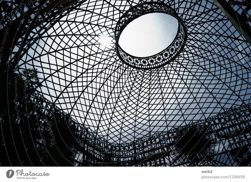 Sanssouci Himmel Sonne Klima Schönes Wetter exotisch Park Schloss Sanssouci Potsdam Deutschland Bauwerk Pavillon oben Stimmung Fröhlichkeit Lebensfreude