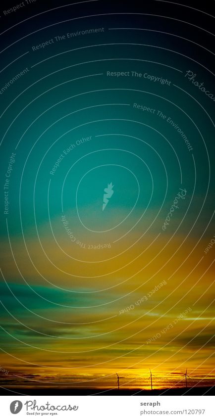 Ökosrom Wind Windkraftanlage Elektrizität Energie Energiewirtschaft umweltfreundlich Stromkreis Himmel Konstruktion Erneuerbare Energie ökologisch Umweltschutz