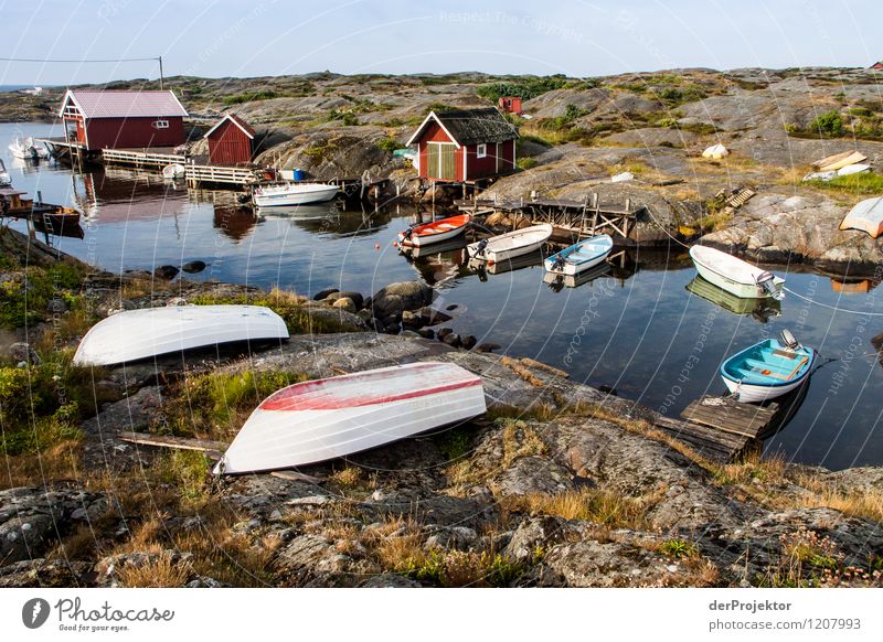 Astrid Lindgrens Schweden Ferien & Urlaub & Reisen Tourismus Ferne Freiheit Camping Umwelt Natur Landschaft Pflanze Tier Sommer Hügel Felsen Wellen Küste Bucht