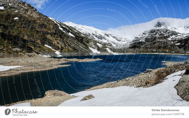 Naturbad 1 Ferien & Urlaub & Reisen Tourismus Ausflug Abenteuer Sommerurlaub Schnee Berge u. Gebirge wandern Umwelt Landschaft Wasser Himmel Wolken