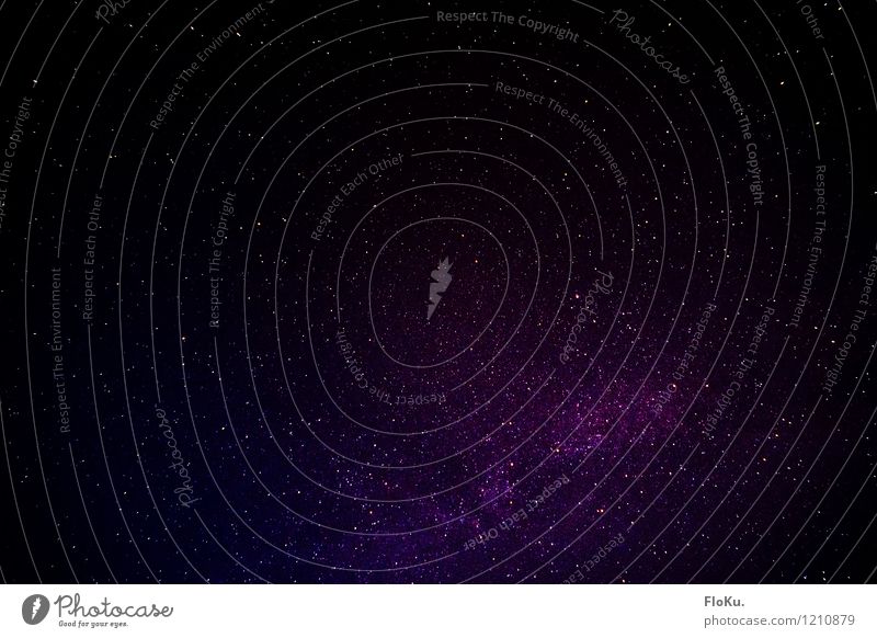 Das Weltall... unendliche Weiten... Natur Urelemente Himmel Wolkenloser Himmel Nachthimmel Stern blau violett schwarz Stimmung Astronomie Astrofotografie Ferne