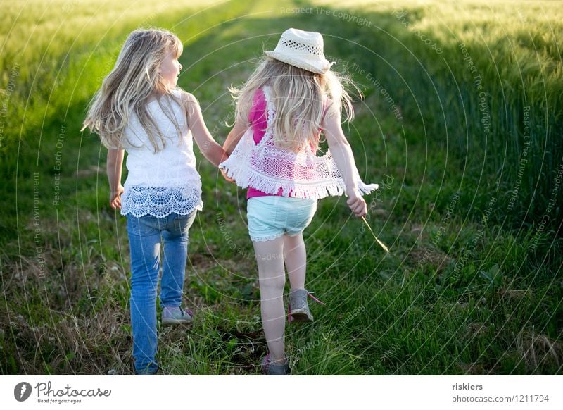 happy hippie days ii Mensch feminin Mädchen Geschwister Schwester Familie & Verwandtschaft Kindheit 2 3-8 Jahre Umwelt Natur Landschaft Sommer Schönes Wetter