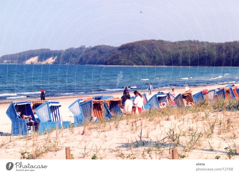 Rügen Strandkorb Meer