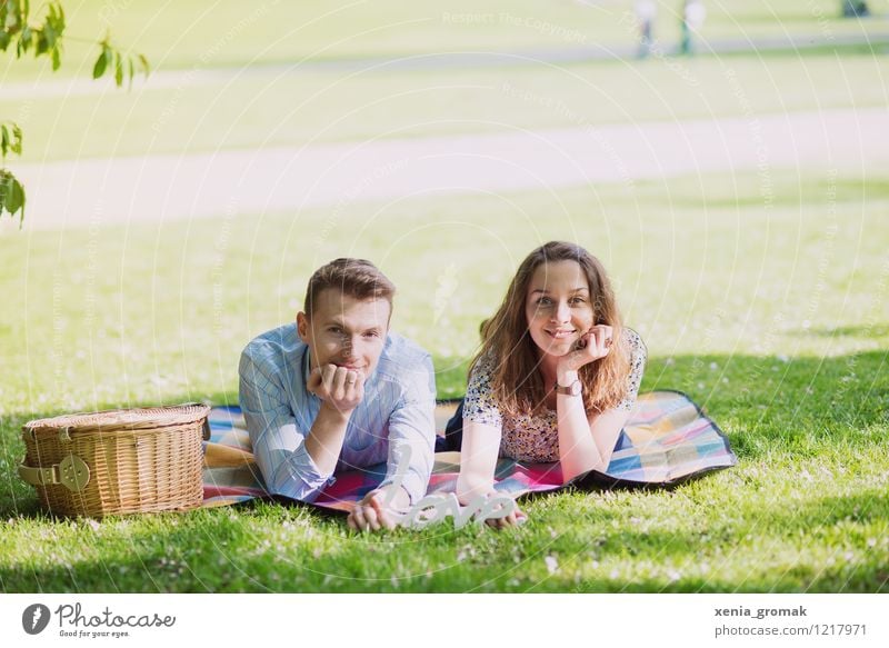 Picknick im Park Lifestyle harmonisch Wohlgefühl Zufriedenheit Erholung ruhig Freizeit & Hobby Ferien & Urlaub & Reisen Ausflug Freiheit Sonne Feste & Feiern