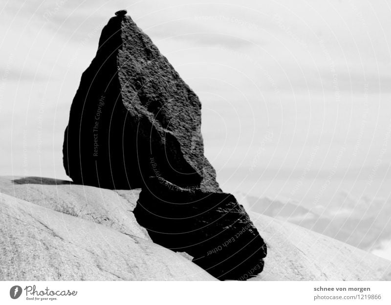 Sein Stein Skulptur Umwelt Natur Urelemente Erde Himmel Wetter Hügel Felsen Alpen Berge u. Gebirge Gipfel Gletscher Vulkan Schlucht "Schweiz Rhone Berg" Swiss