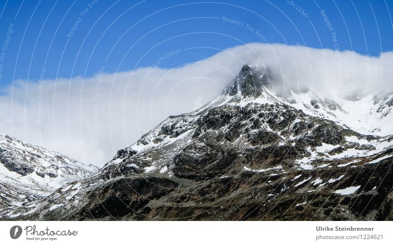 Schneewarnung 2 Ferien & Urlaub & Reisen Tourismus Ausflug Ferne Sommer Sommerurlaub Berge u. Gebirge Umwelt Natur Landschaft Himmel Wolken Klimawandel Wetter