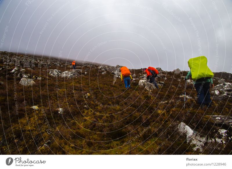 Aufstieg in die Highlands 2/2 Ferien & Urlaub & Reisen Tourismus Ausflug Abenteuer Ferne Freiheit Expedition Berge u. Gebirge wandern Sport Klettern Bergsteigen