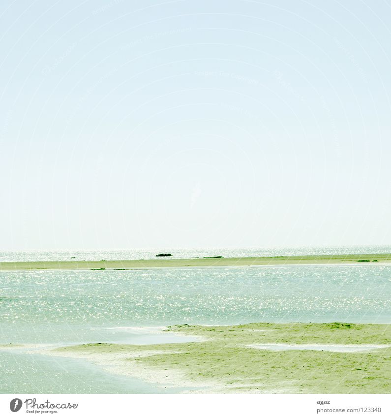 Strand II Sommer nass Physik heiß Wolken Ferien & Urlaub & Reisen Kreta Spaziergang Meer See Horizont blau Wasser Freude Wärme Himmel Schönes Wetter grichenland