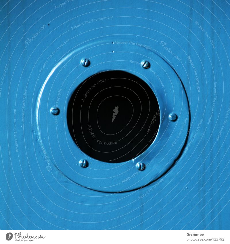 Schwarzes Loch rund dunkel Elektrisches Gerät Technik & Technologie blau Metall Schraube Blende 8 weiß nicht 8. Schlagwort
