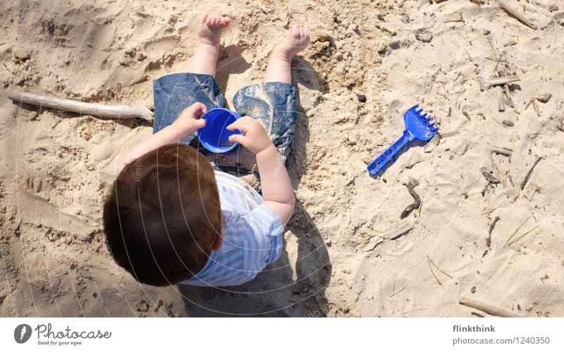 Sandsport #1 Ferien & Urlaub & Reisen Ausflug Camping Sommer Sommerurlaub Mensch Kleinkind Geschwister Bruder Familie & Verwandtschaft Kindheit Körper Kopf