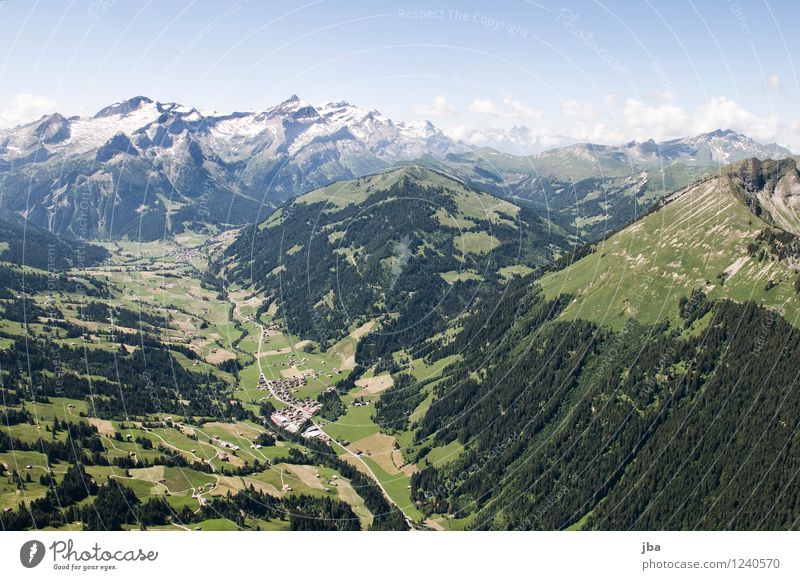 Wispile - Staldenhorn - Grund VII Wohlgefühl Zufriedenheit Erholung ruhig Ausflug Freiheit Sommer Berge u. Gebirge Sport Gleitschirmfliegen Sportstätten Natur