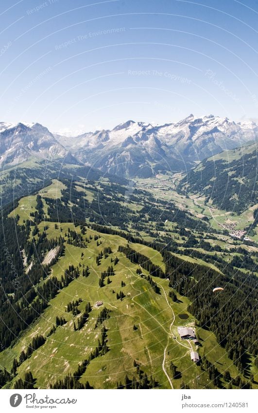 Wispile - Staldenhorn - Grund VI Wohlgefühl Zufriedenheit Erholung ruhig Ausflug Freiheit Sommer Berge u. Gebirge Sport Gleitschirmfliegen Sportstätten Natur